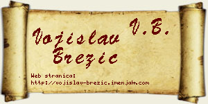 Vojislav Brezić vizit kartica